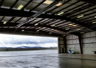 Example of one of our Aircraft Hangar Interiors