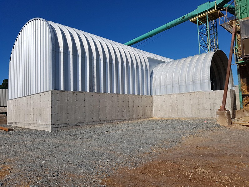 Industrial storage from prefab metal buildings