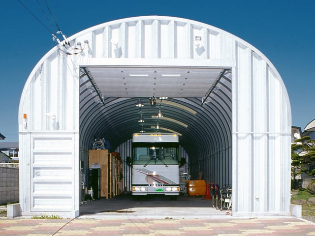 Metal Pro providing building kits for DIY metal RV storage sheds. 
