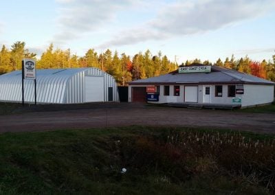Commercial Metal Storage Building assembled n Canada