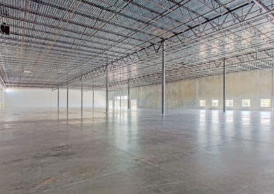 An example of the interior of one of our industrial buildings for sale.