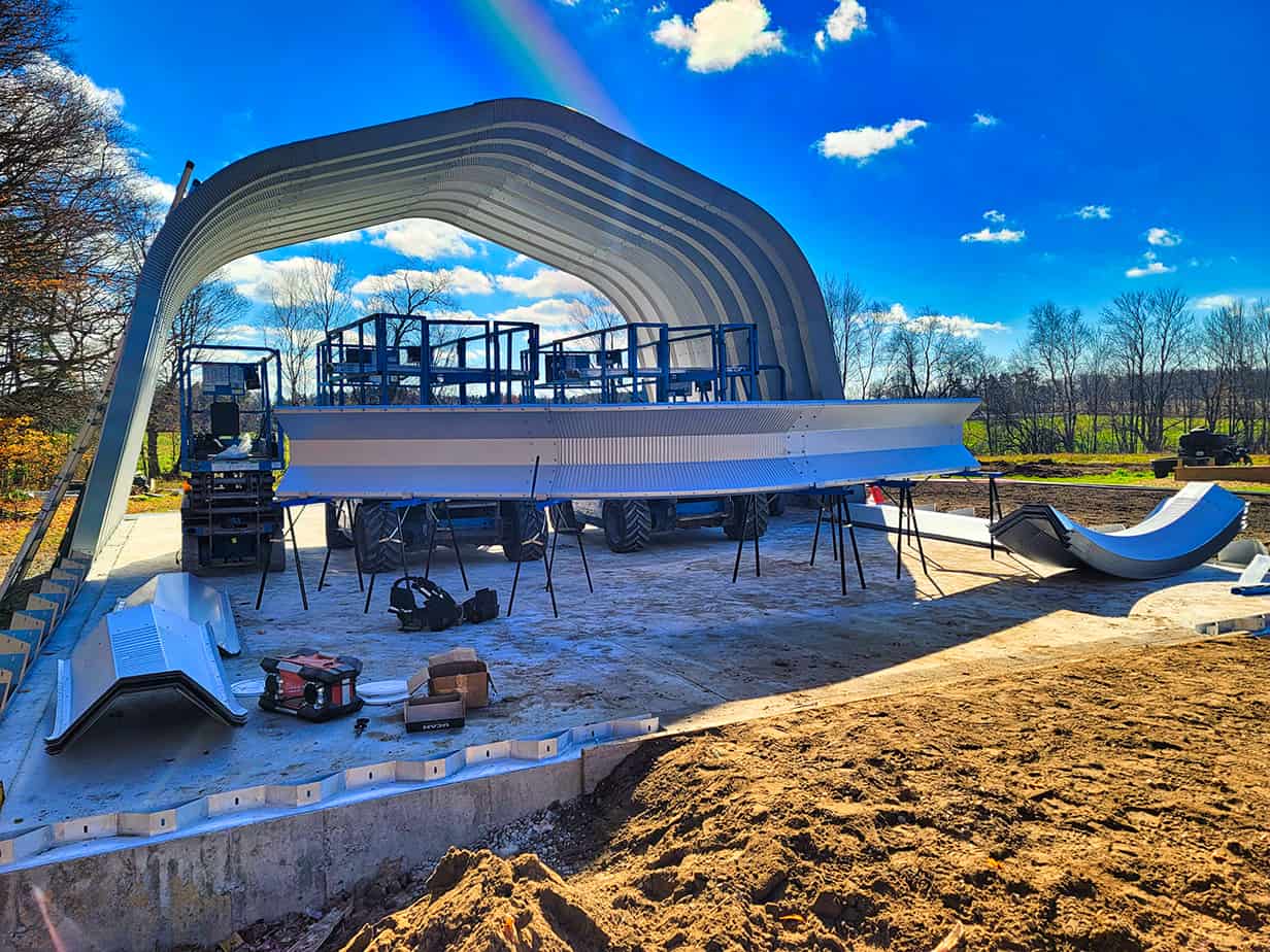 Garage Building Under Construction