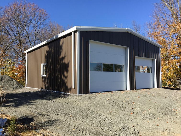 Prefabricated garage or brick garage - Normstahl