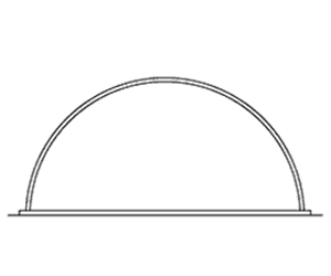 Q (Arch Style) Quonset Model.