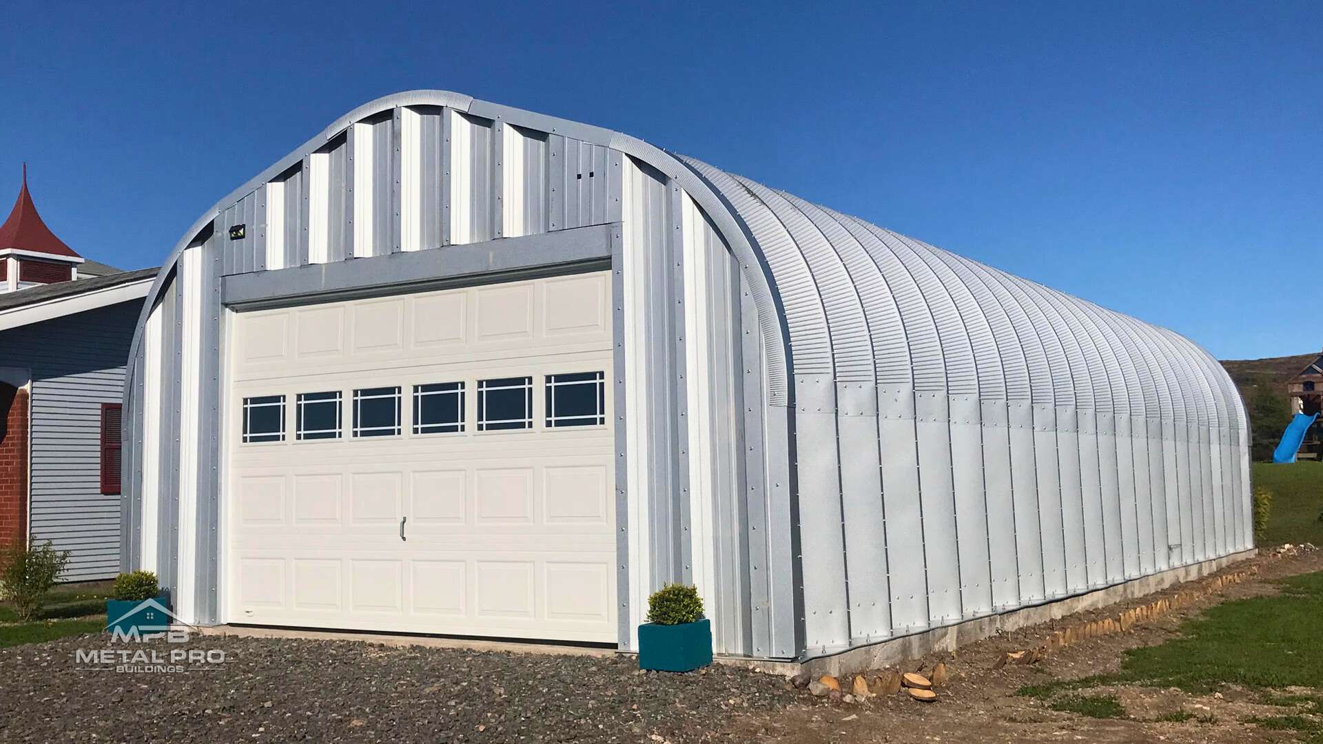 prefab quonset hut econospan model garage building