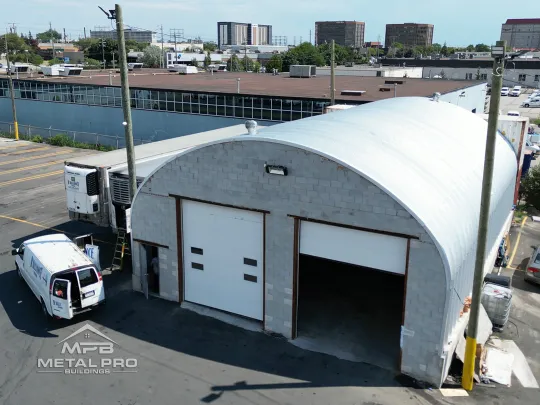 turbine vent on a s-series quonset hut model