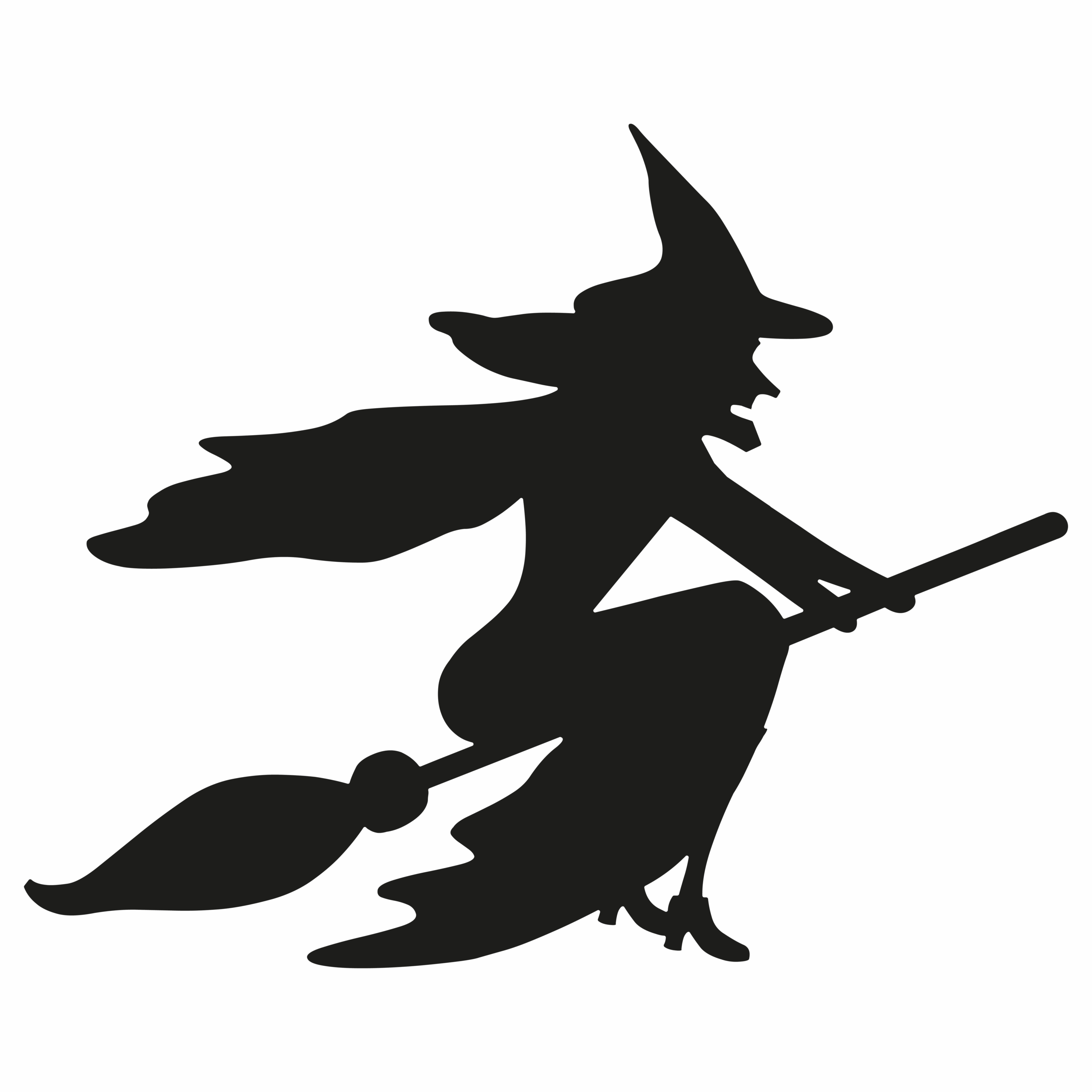 Witch flying
