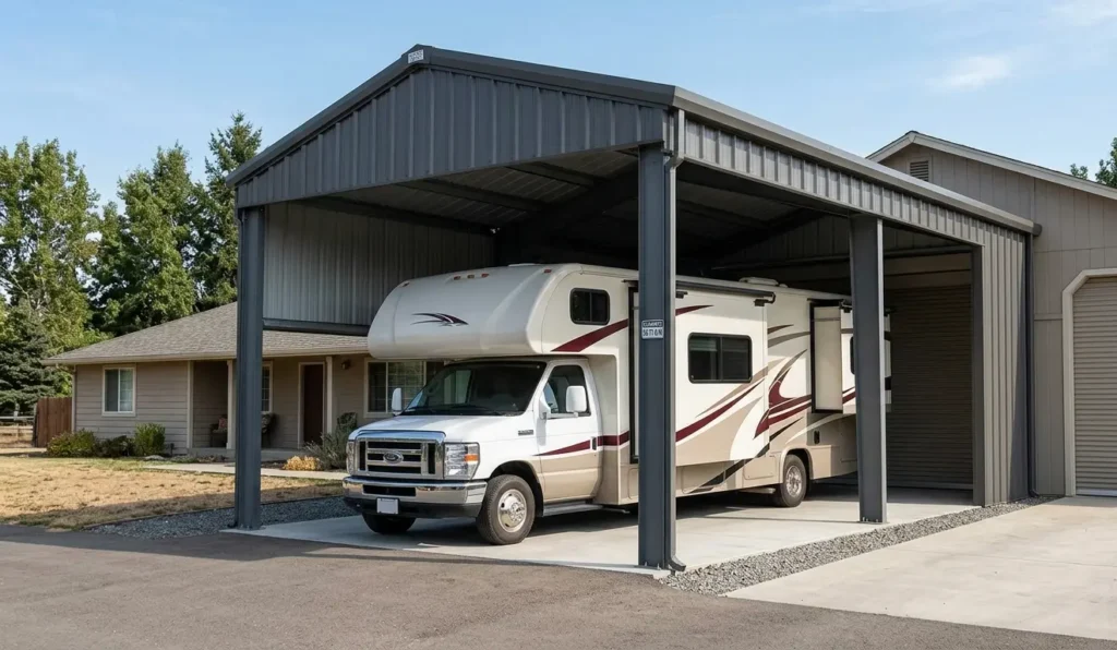 RV storage shed ideas: best steel layouts for protecting your investment 1 Gemini Generated Image 53kj7e53kj7e53kj