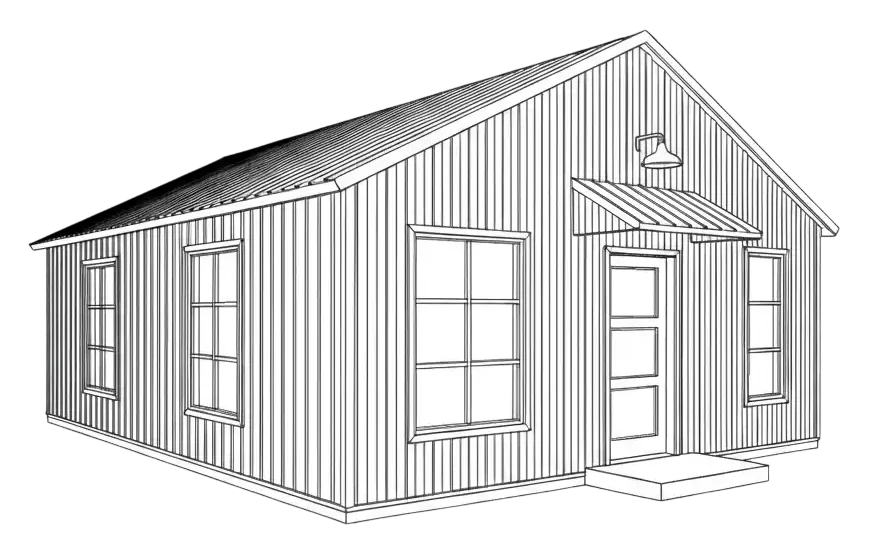 Residential steel building structure e1768305178533