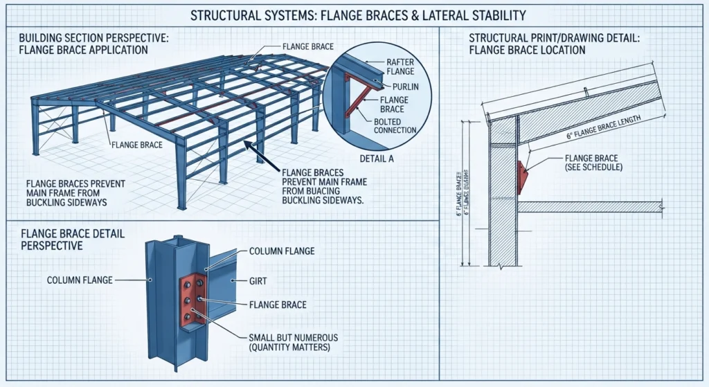 How to Verify Your Steel Building Has Every Brace on the Engineered Print 3 brace 3