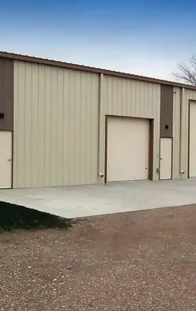 painted cfs warehouse steel building